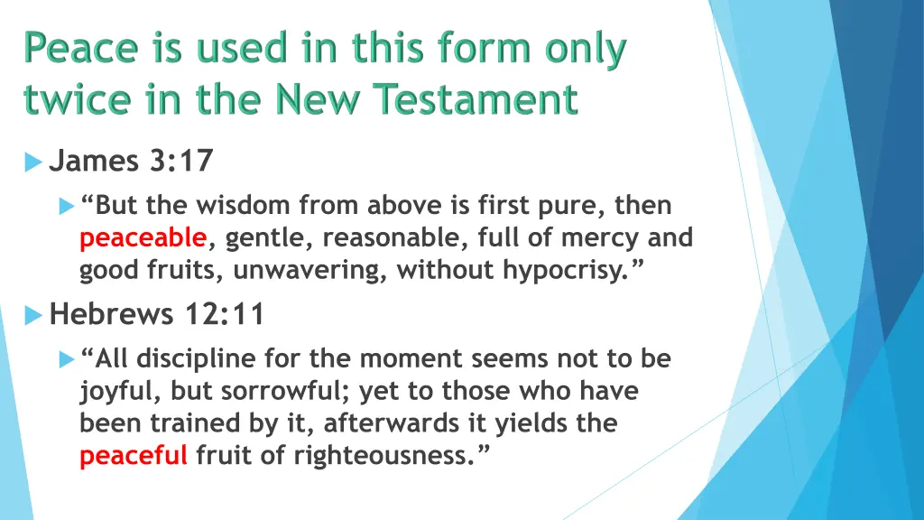 james 3 17 but the wisdom from above is first