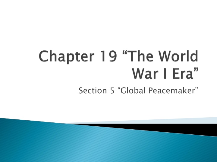 section 5 global peacemaker