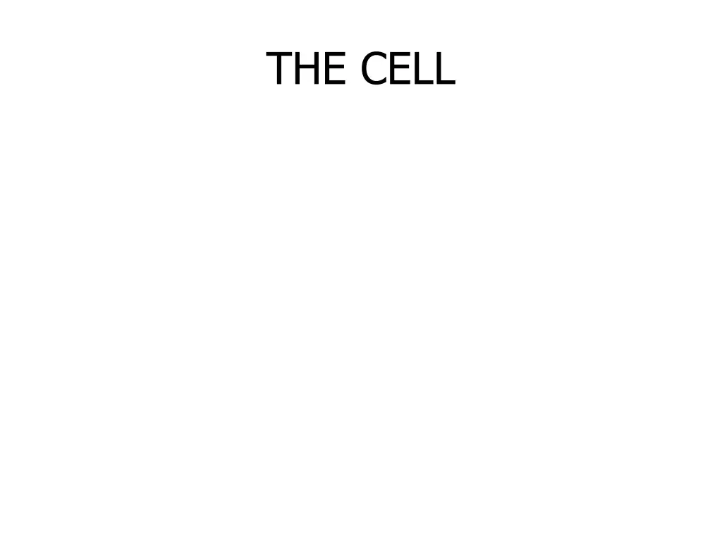 the cell