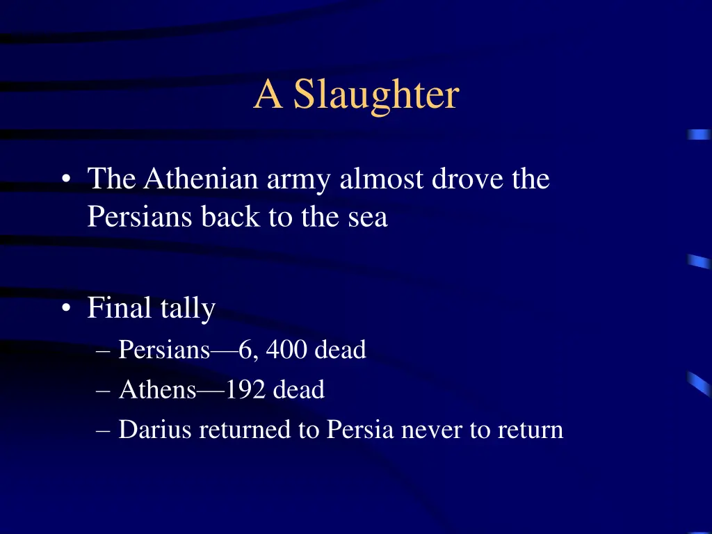 a slaughter