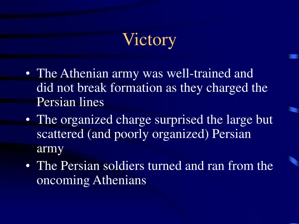 victory
