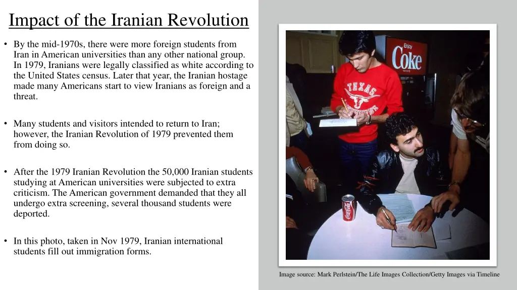 impact of the iranian revolution