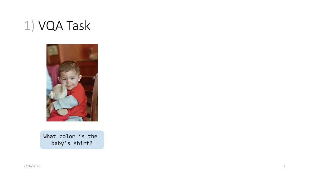 1 vqa task 1