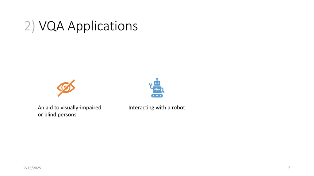 2 vqa applications 1