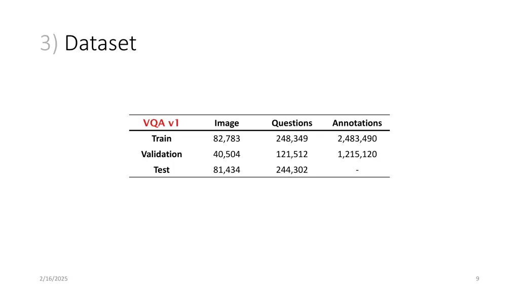 3 dataset