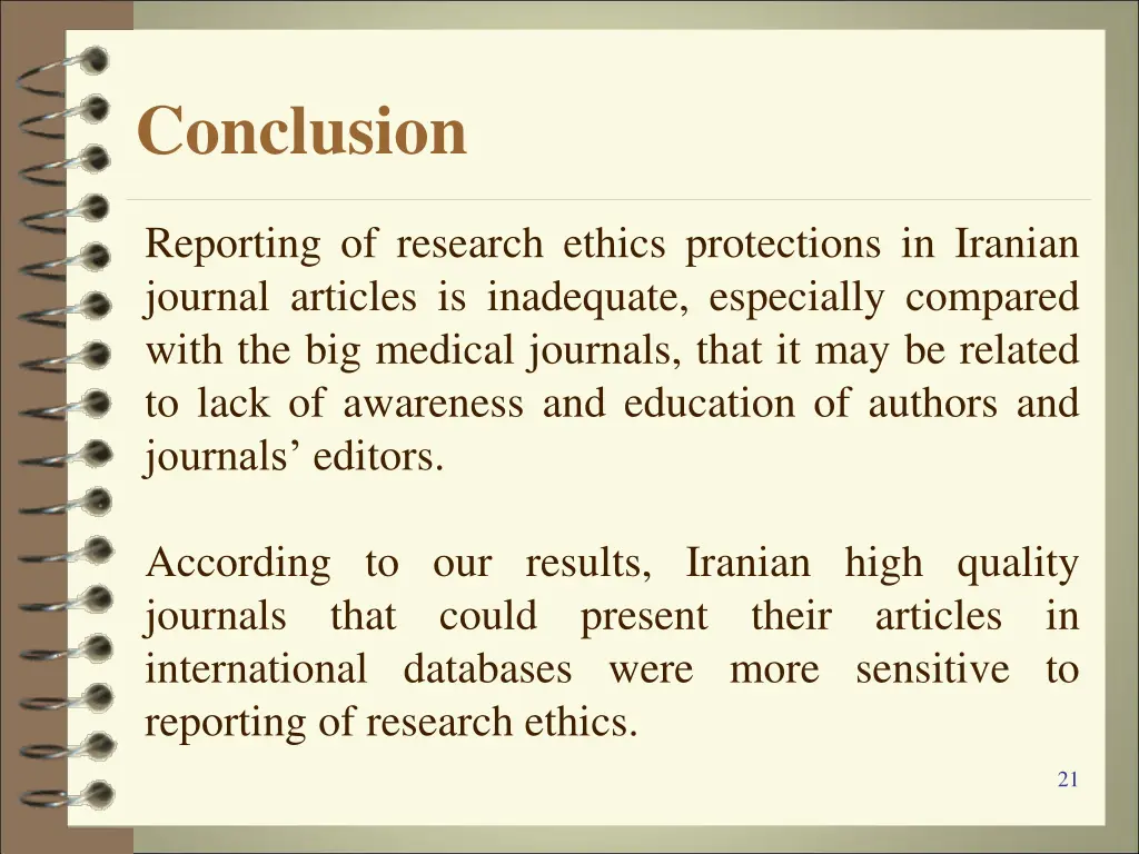 conclusion