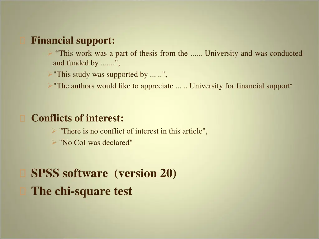 financial support this work was a part of thesis