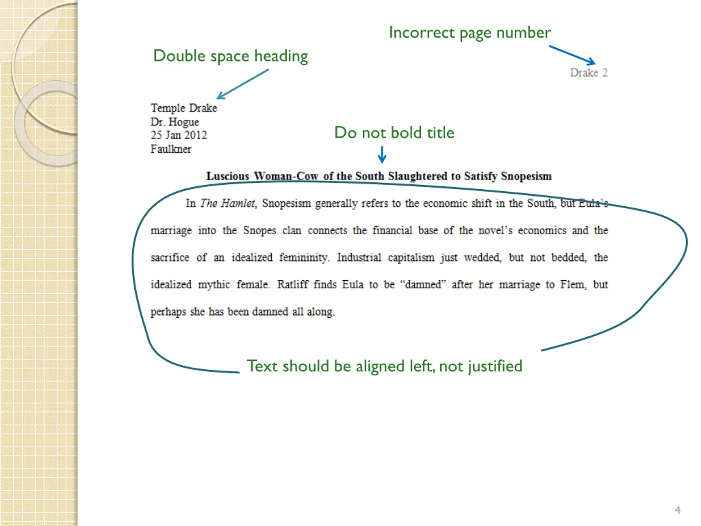 incorrect page number