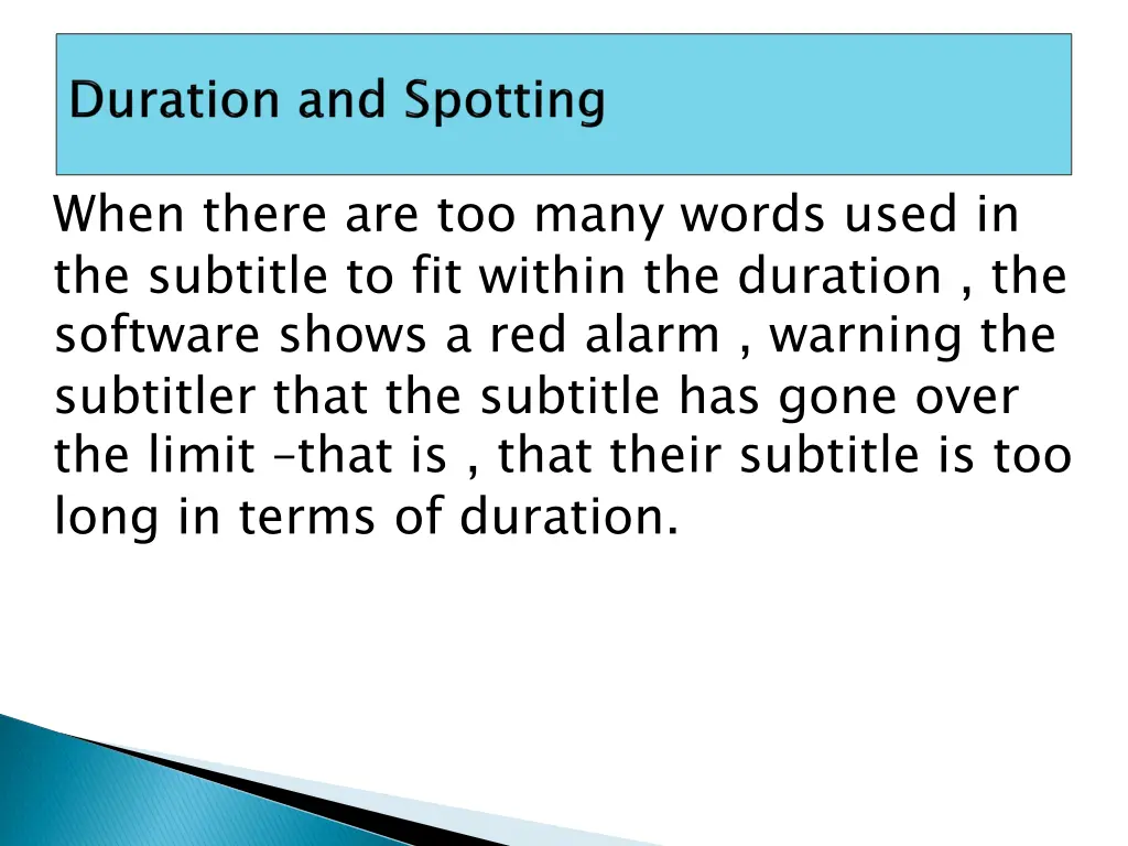when there are too many words used