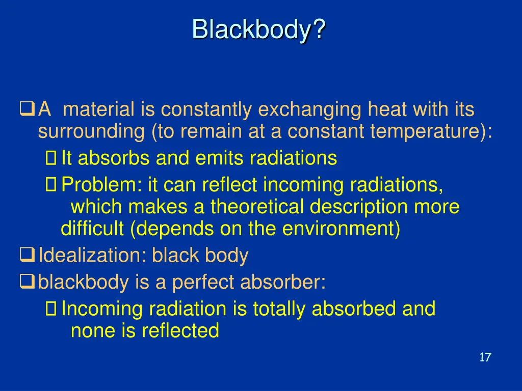 blackbody