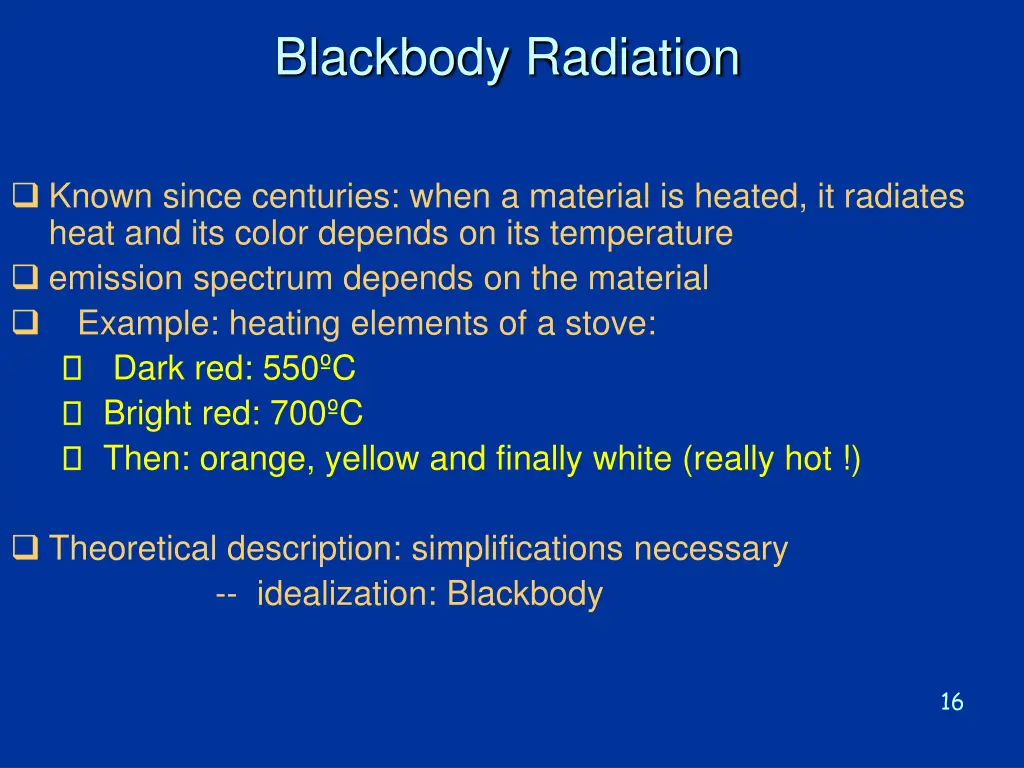 blackbody radiation