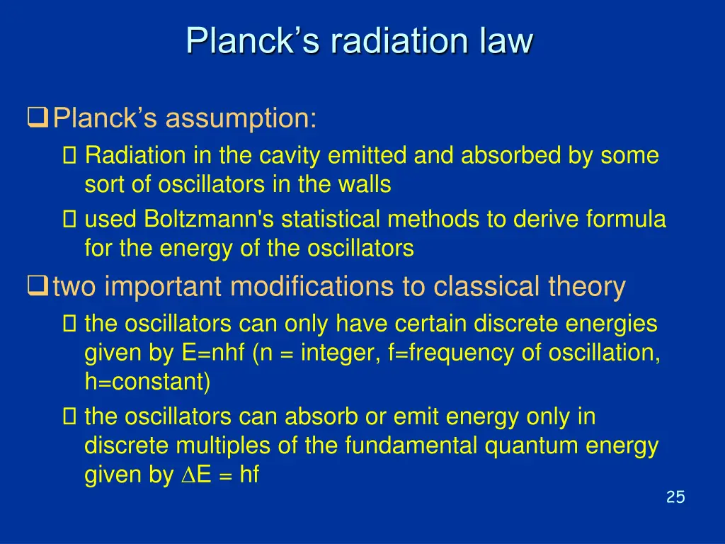 planck s radiation law