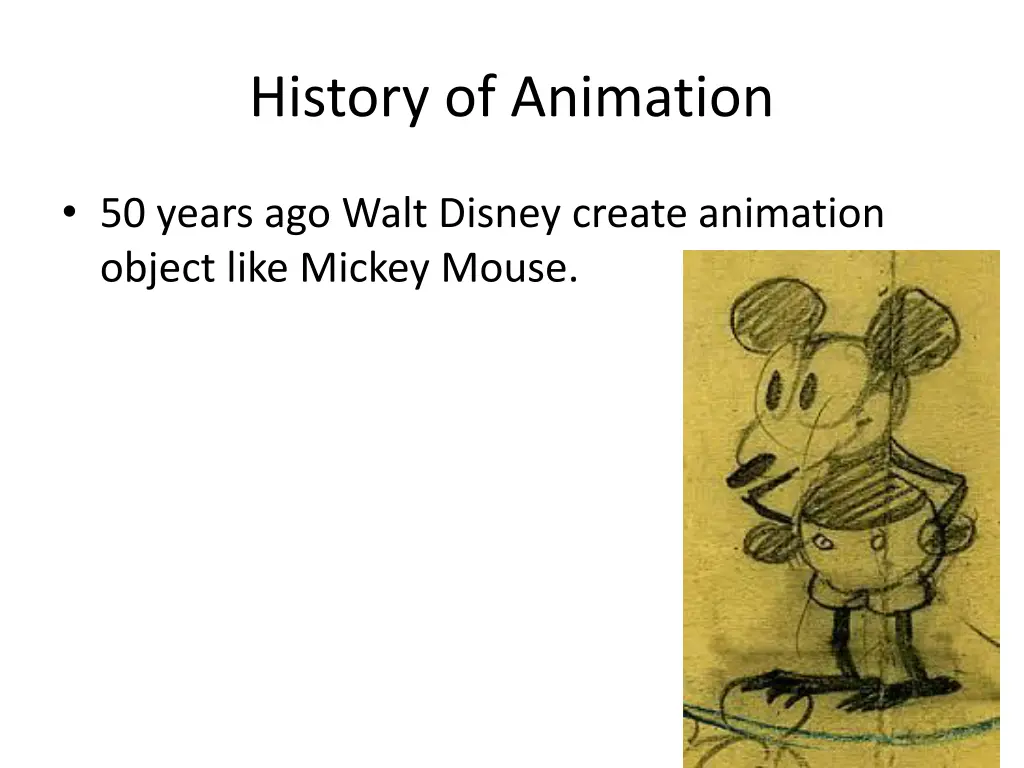 history of animation