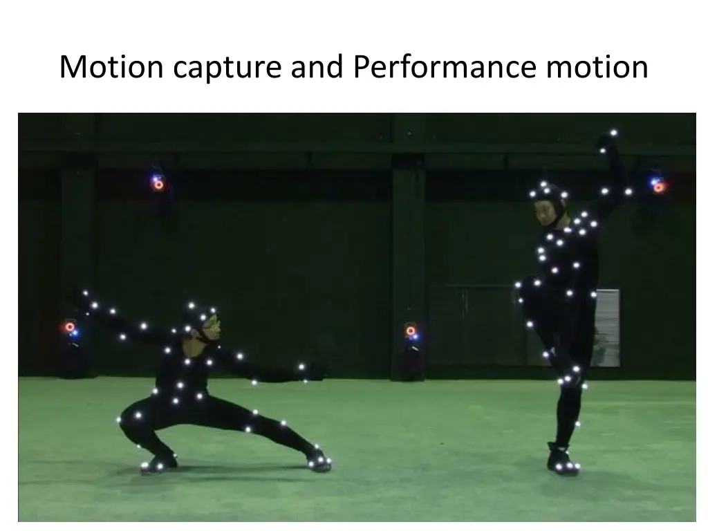 motion capture and performance motion 1