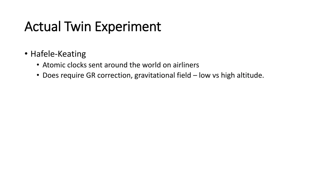 actual twin experiment actual twin experiment