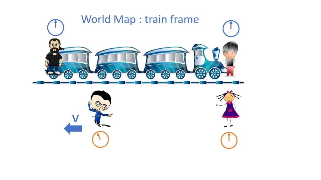 world map train frame