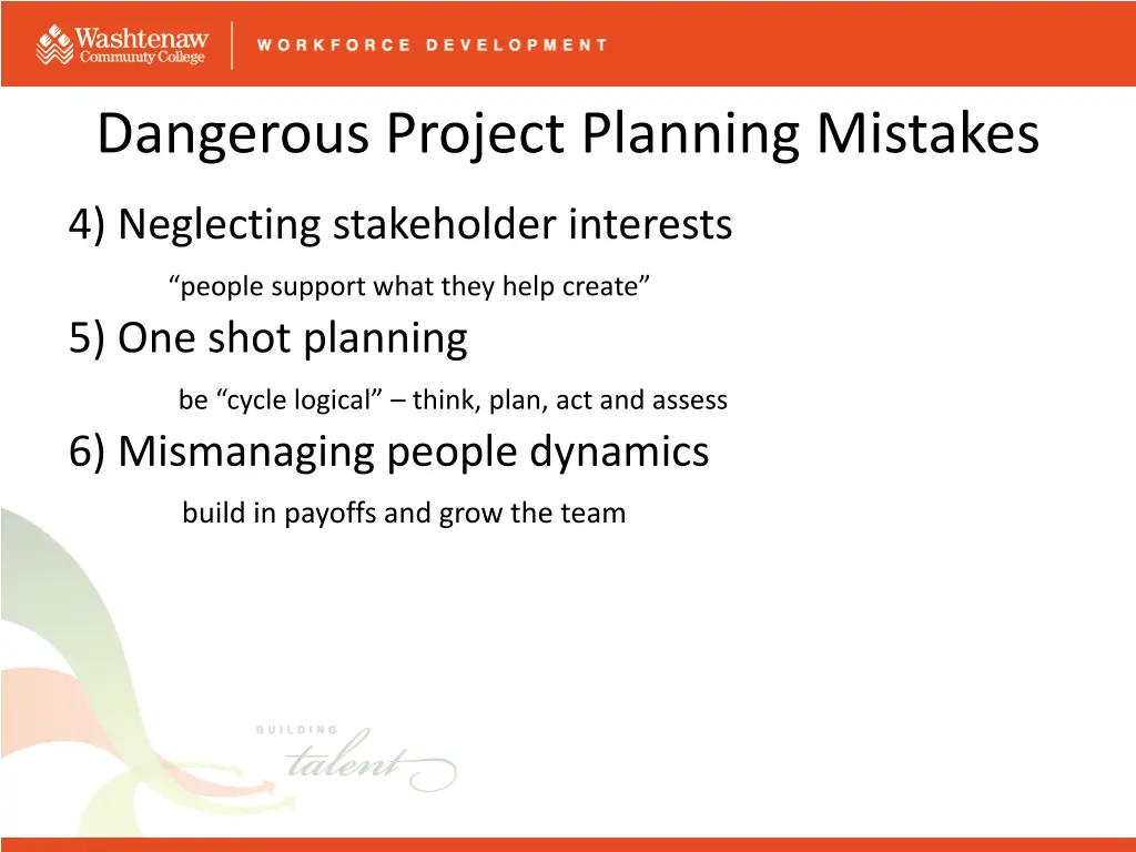 dangerous project planning mistakes 1