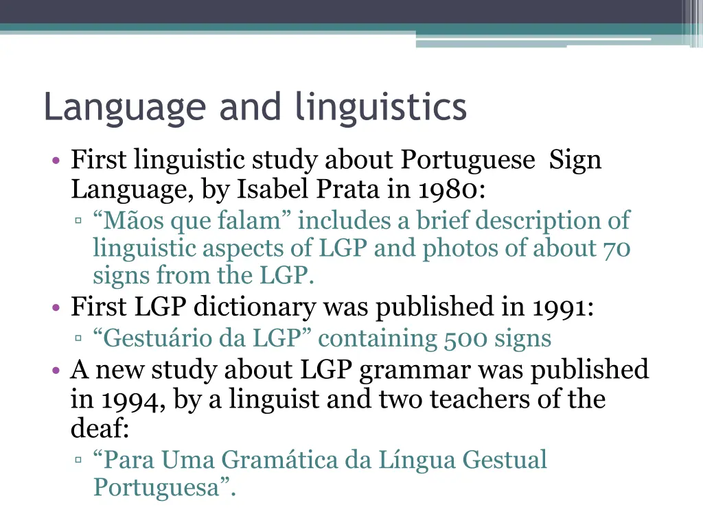 language and linguistics