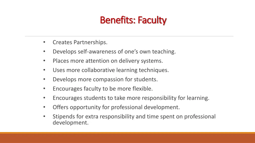 benefits faculty benefits faculty