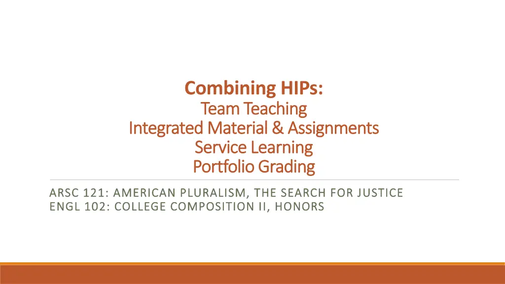 combining hips team teaching team teaching