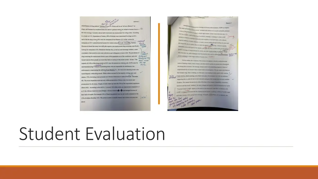 student evaluation