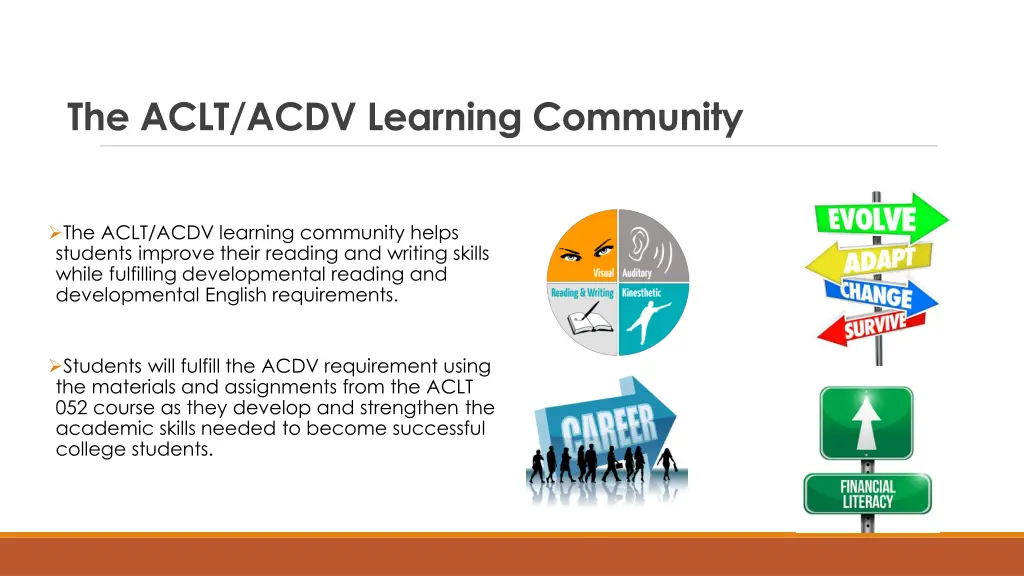 the aclt acdv learning community