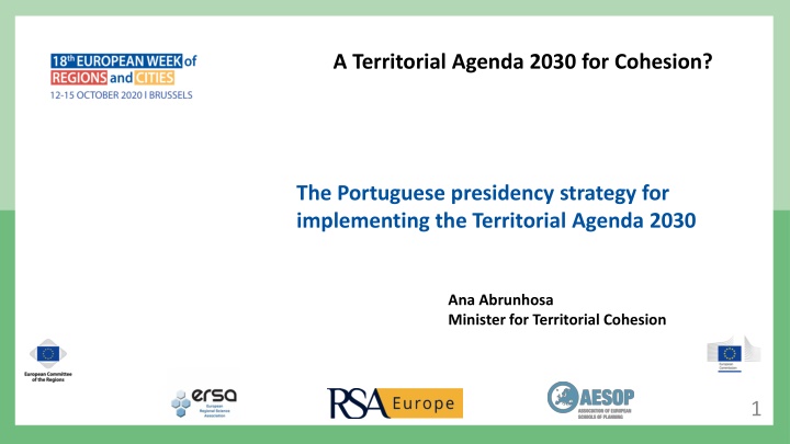 a territorial agenda 2030 for cohesion