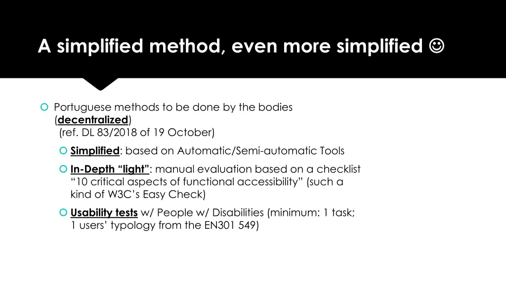a simplified method even more simplified