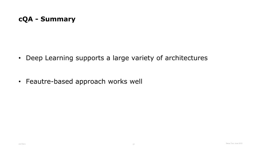 cqa summary