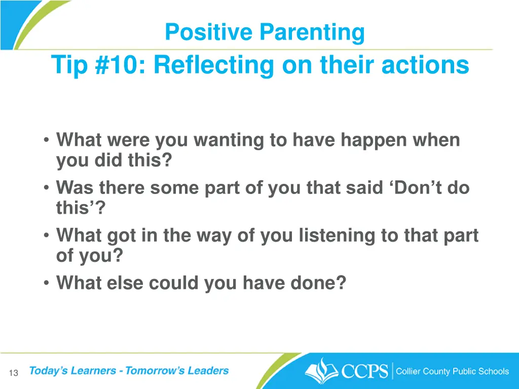 positive parenting 9