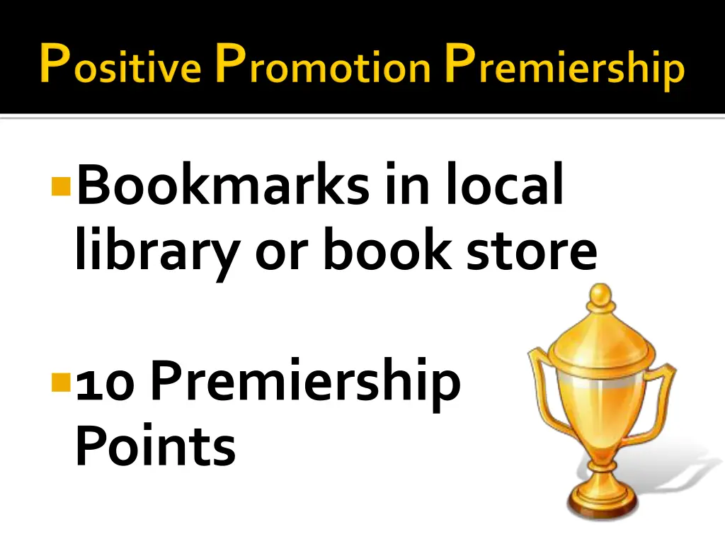 bookmarks in local library or book store