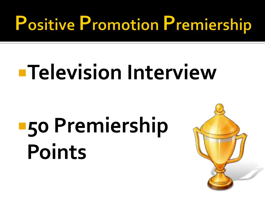television interview