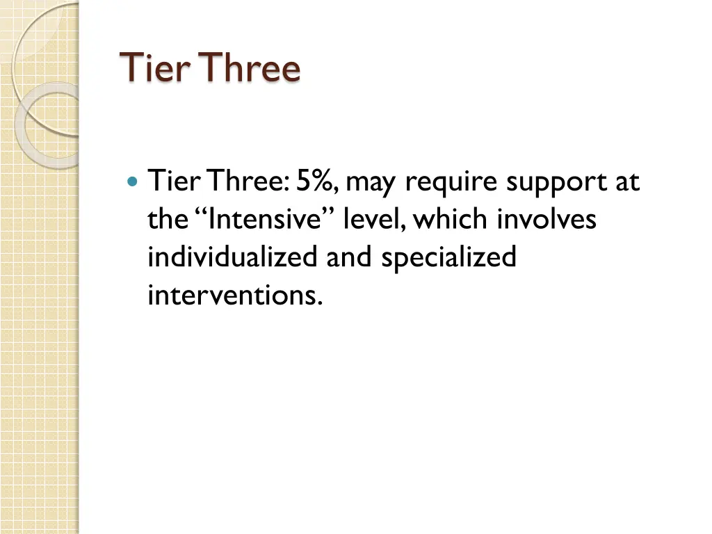 tier three