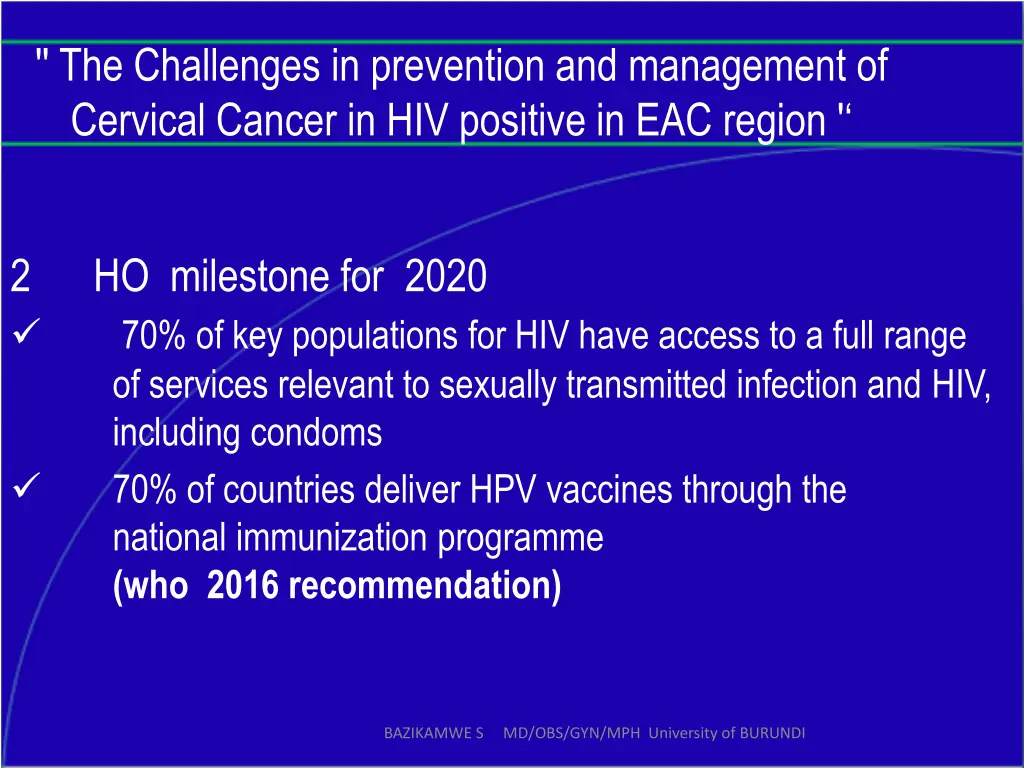 the challenges in prevention and management 10