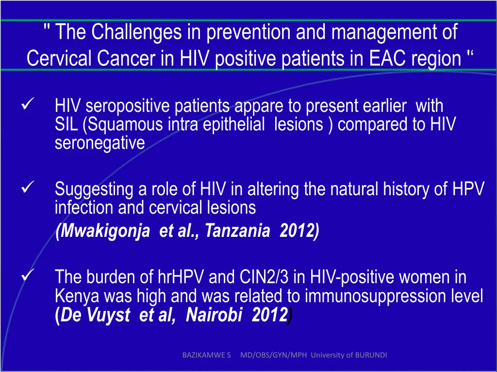 the challenges in prevention and management 4