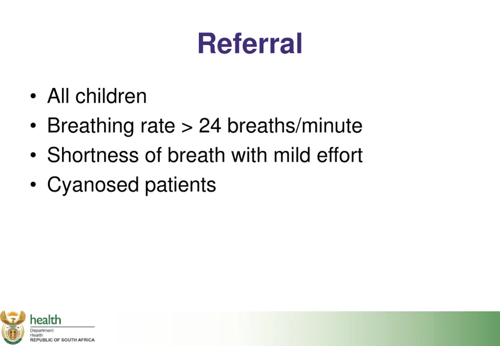 referral