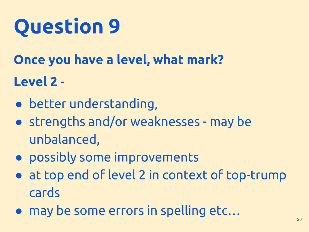 question 9 16