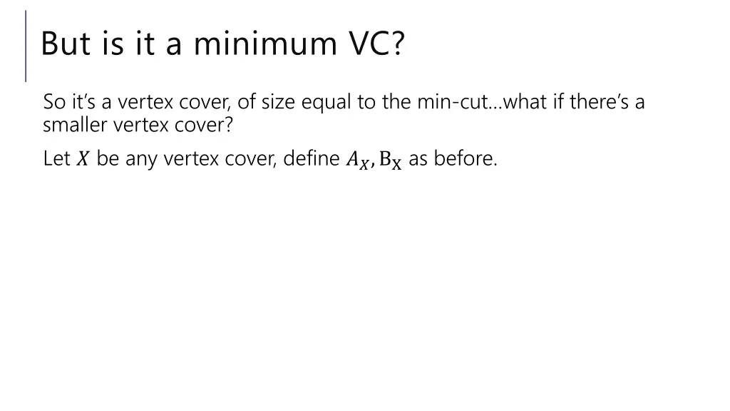 but is it a minimum vc