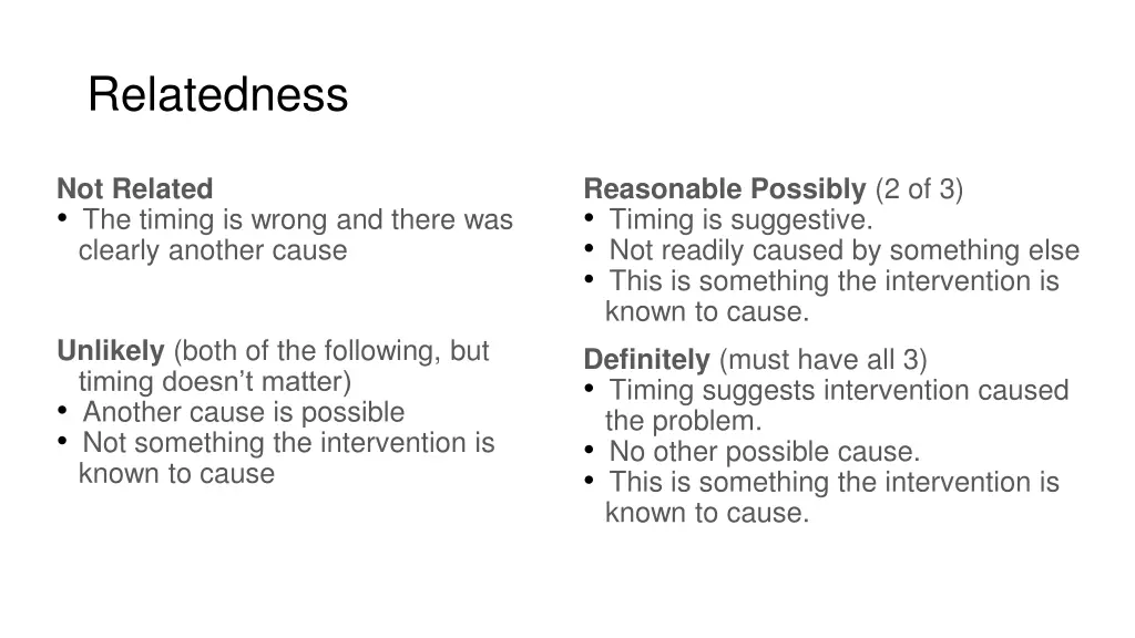 relatedness relatedness algorithm