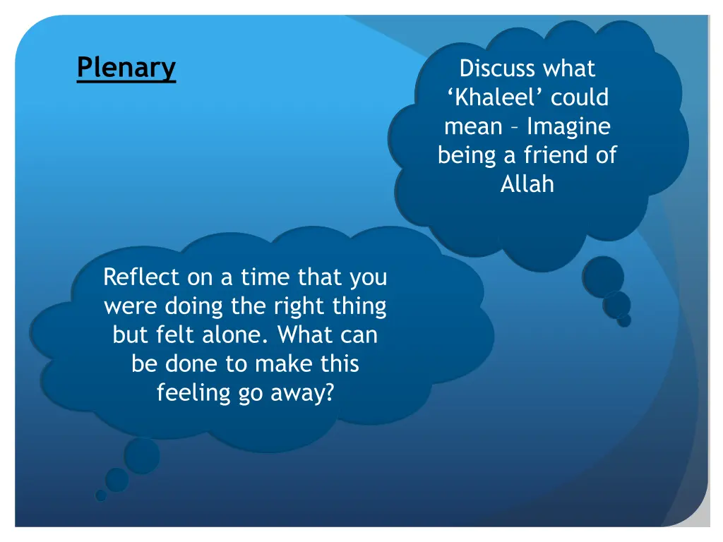 plenary