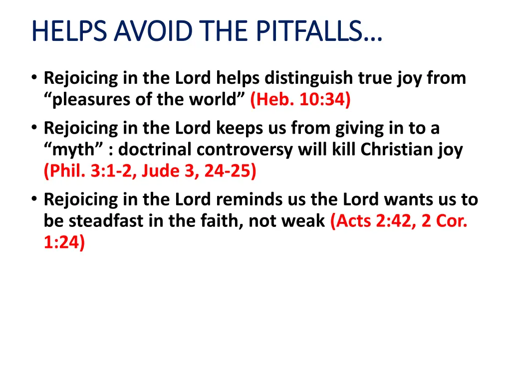 helps avoid the pitfalls helps avoid the pitfalls