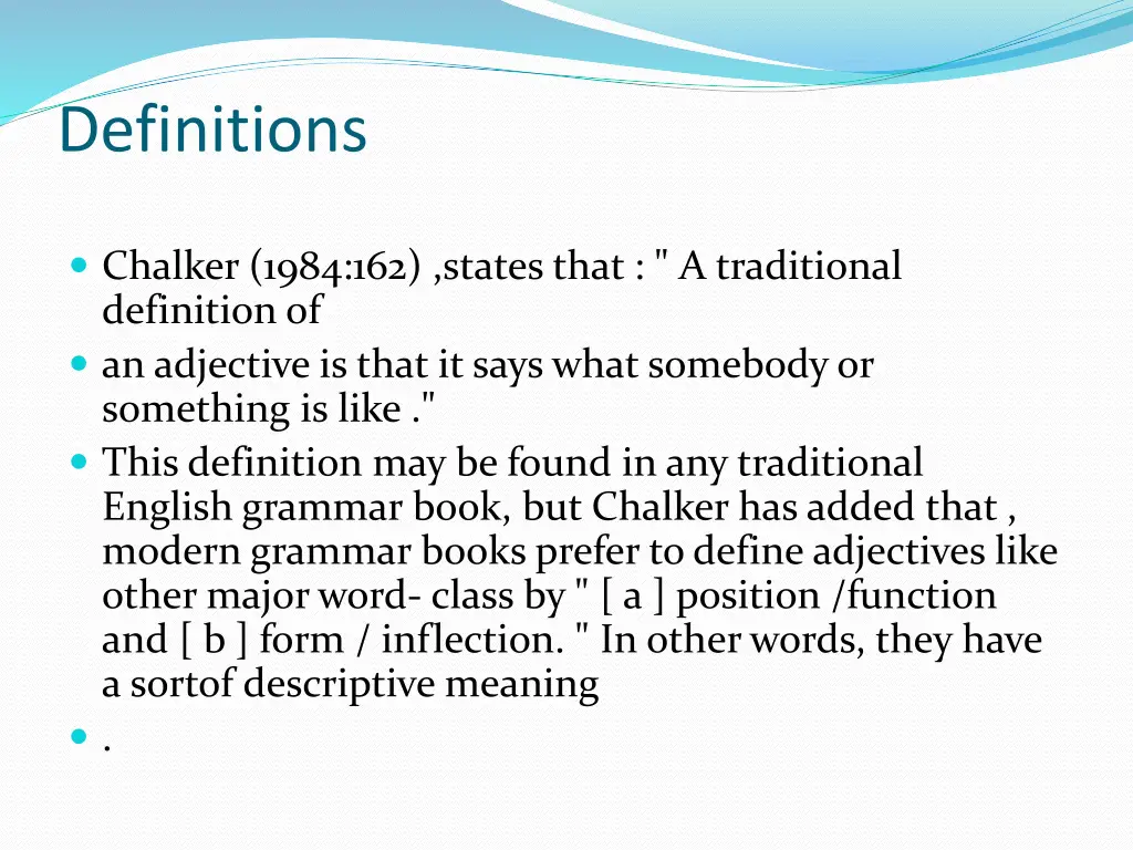 definitions