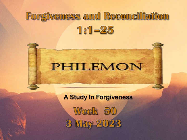 forgiveness and reconciliation forgiveness