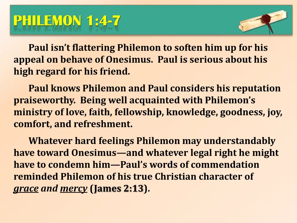 philemon 1 4 7 2