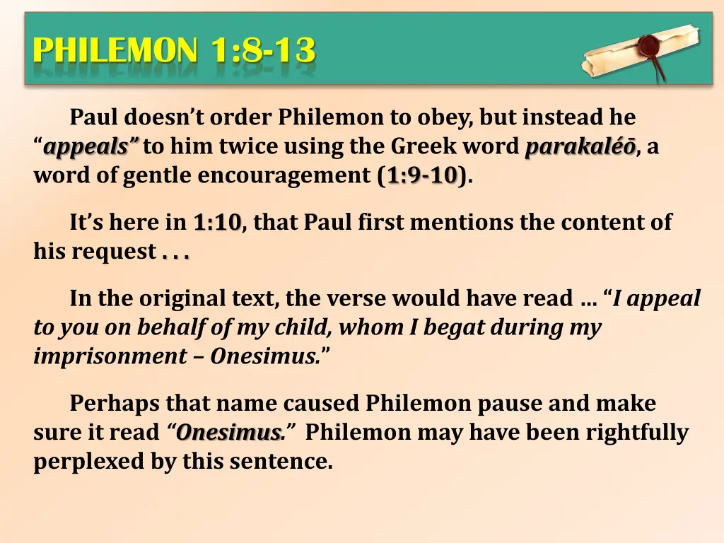 philemon 1 8 13 2