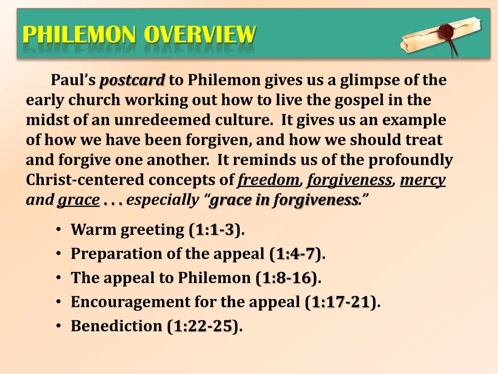 philemon overview 3