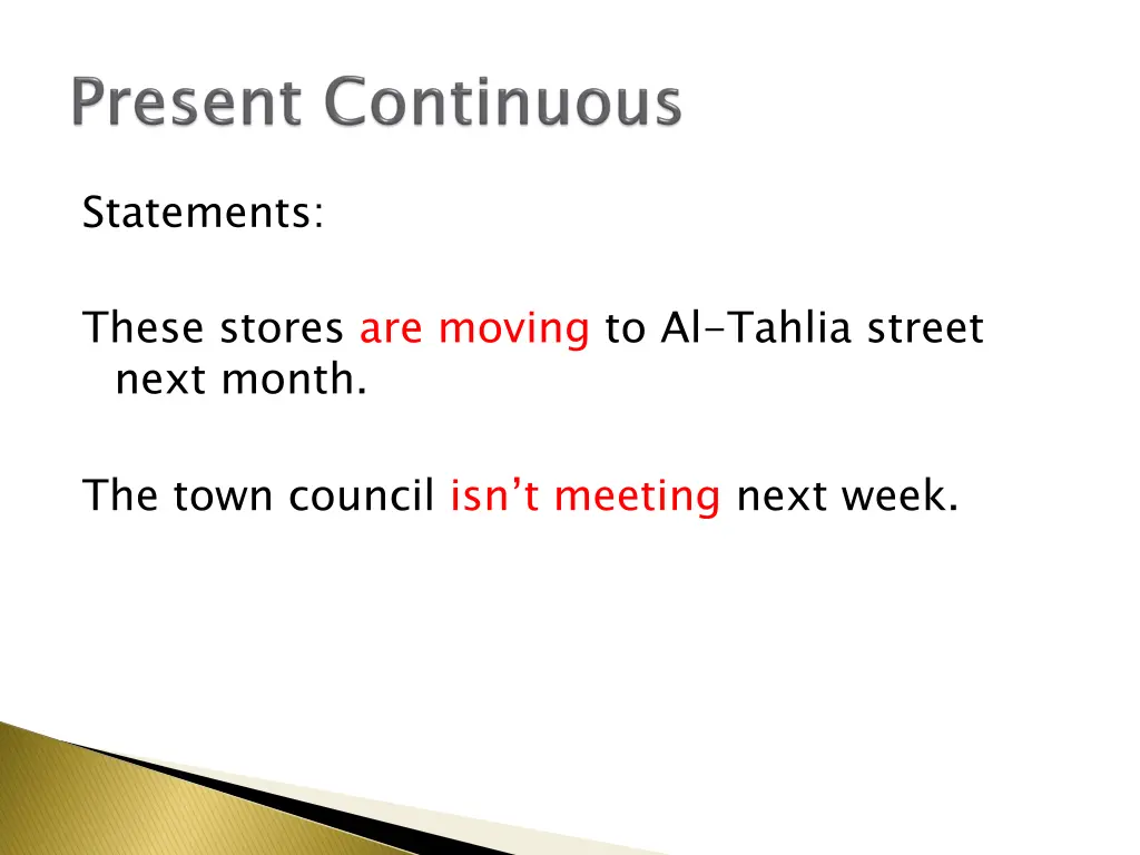 statements
