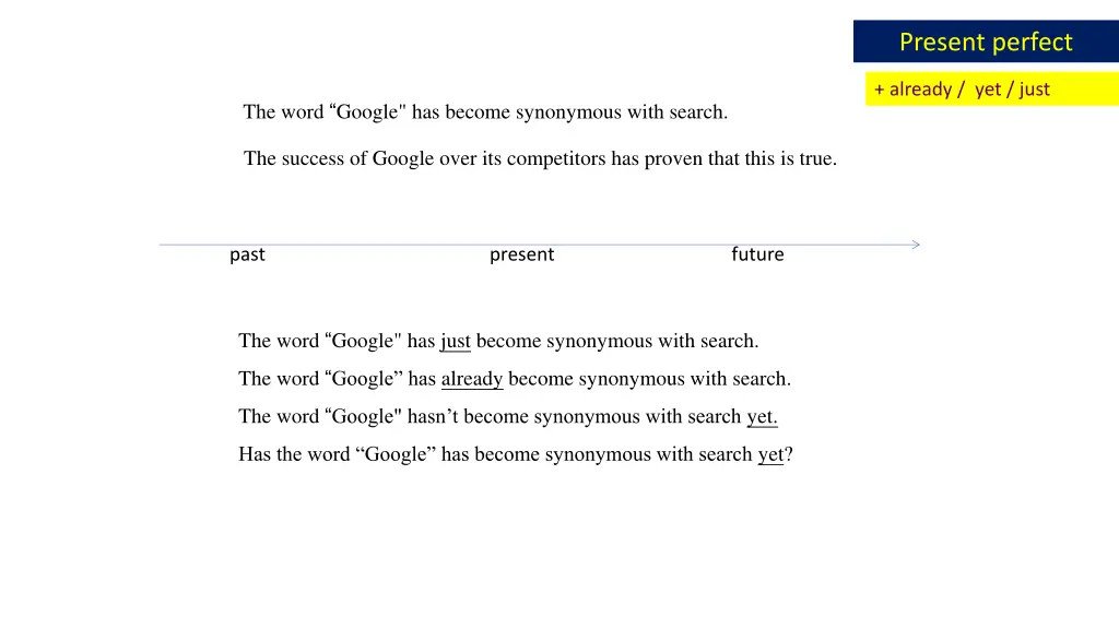 present perfect 5