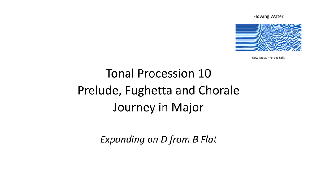 tonal procession 10 prelude fughetta and chorale