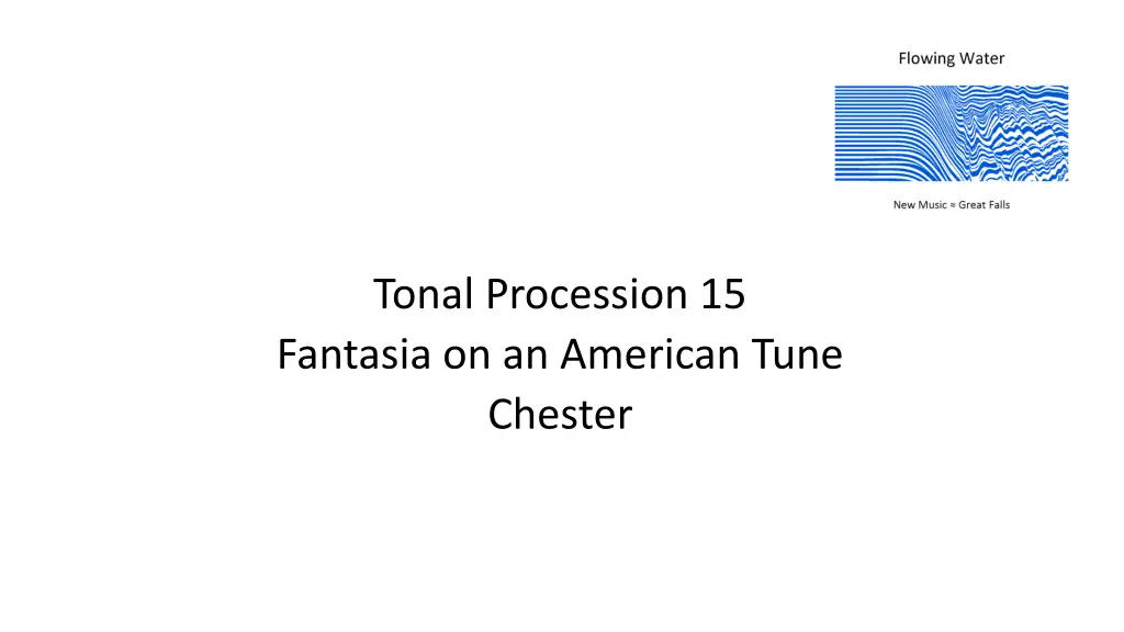 tonal procession 15 fantasia on an american tune
